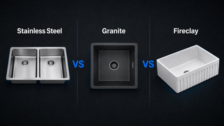 Fireclay vs Stainless Steel Kitchen Sinks: Which Is Better?