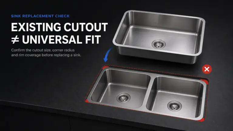 How to Measure a Replacement Kitchen Sink for an Existing Countertop Cutout