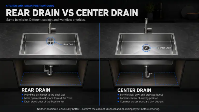 Why Drain Position Should Be Frozen in the Drawing Before Production