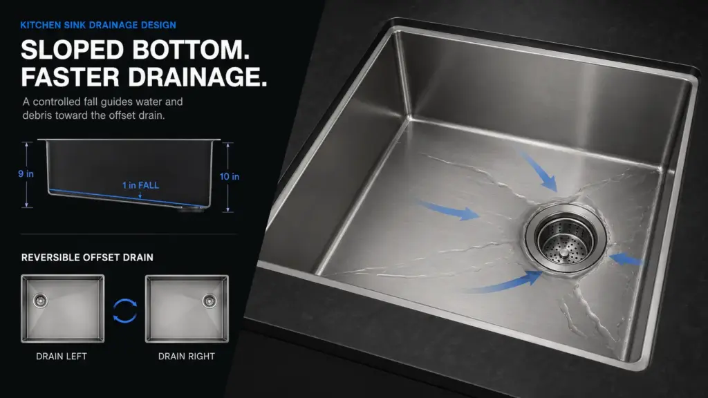 kitchen sink slope