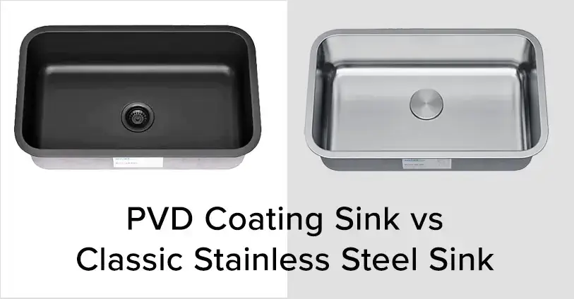pvd coating sink vs standard sink