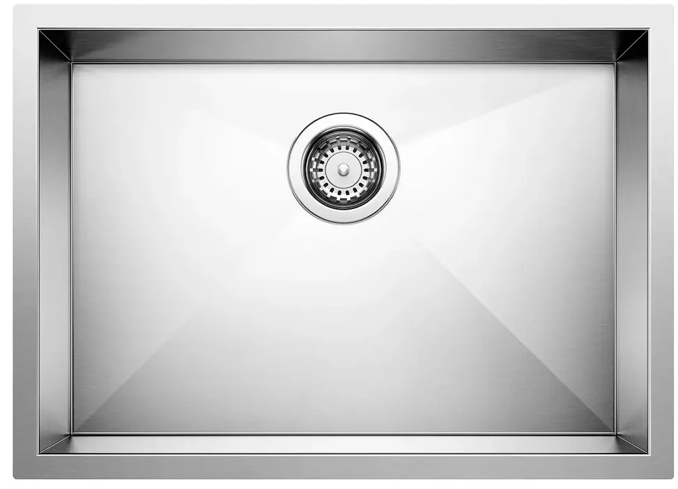 r0 radius single bowl ada kitchen sink