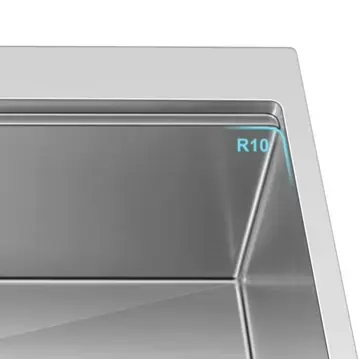 radius r10 kitchen sink