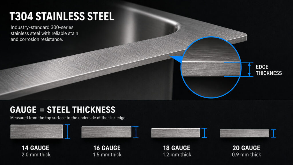 sink material grade