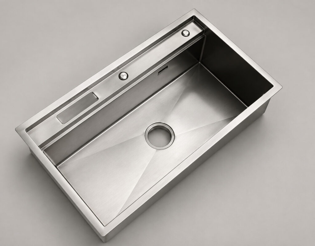 handmade step kitchen sink
