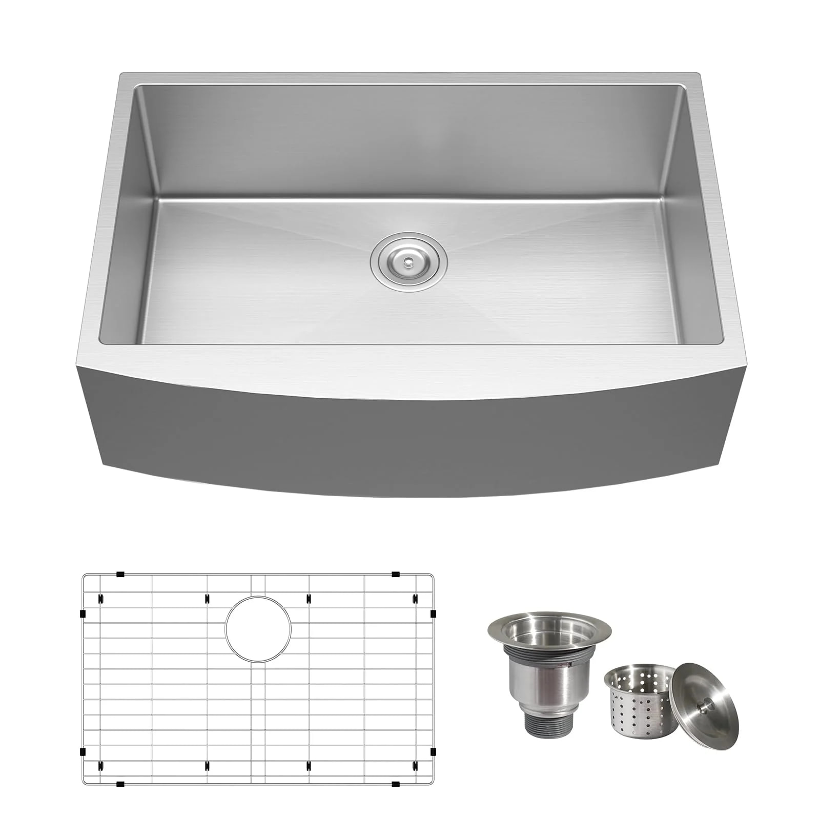 Apron front farmhouse sinks